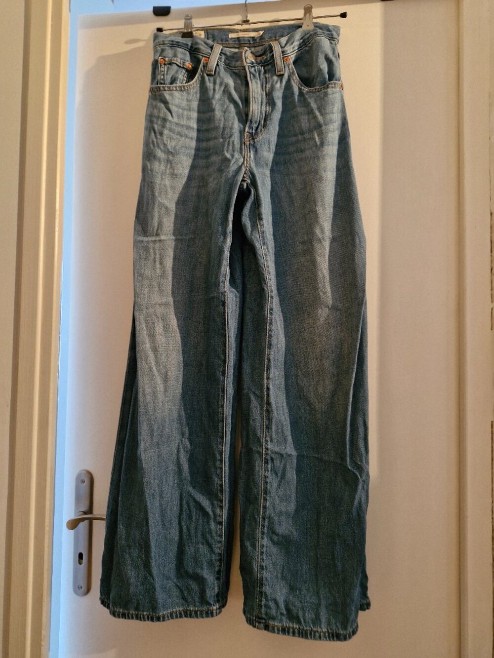Levi's XL straight cotton linen jeans
